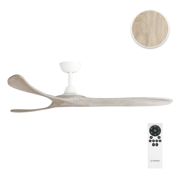 Ceiling fan Kirra DC D60 White Oak